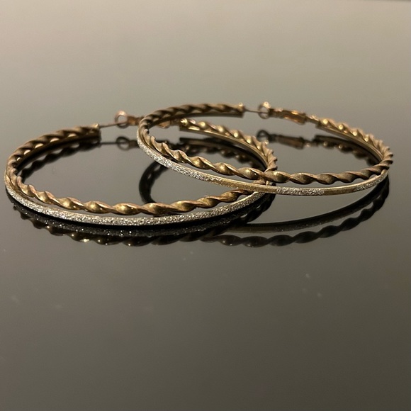 Large Hoop Earrings - Picture 1 of 4